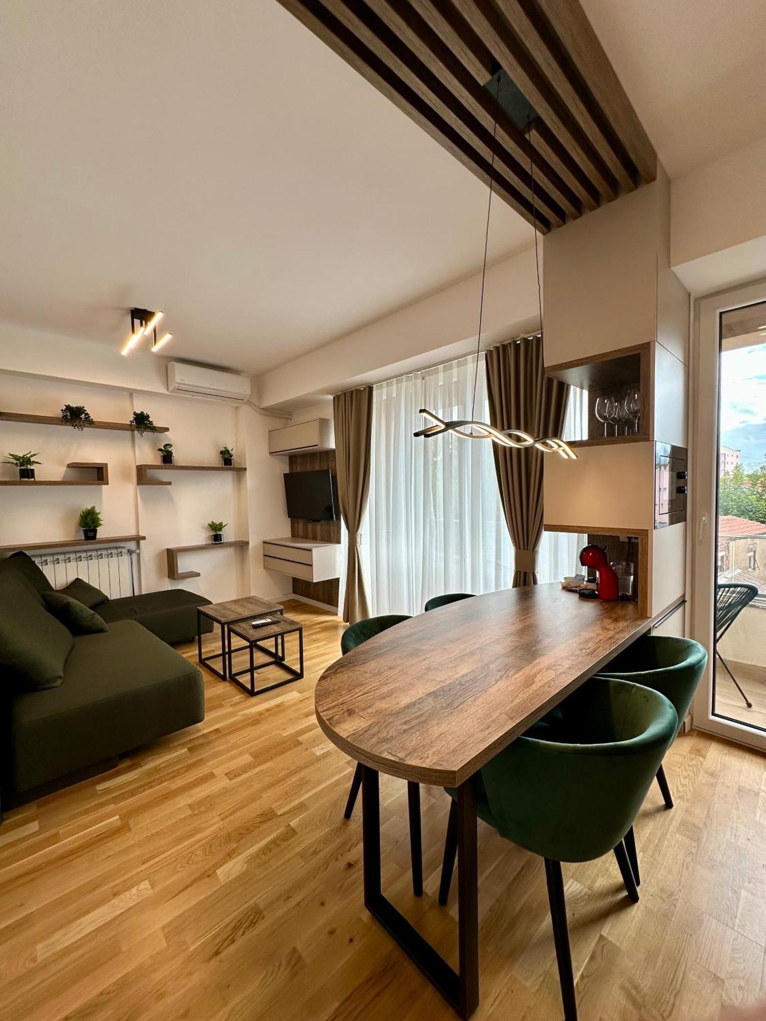 Downtown Riverside Apartments Skopje Exteriér fotografie
