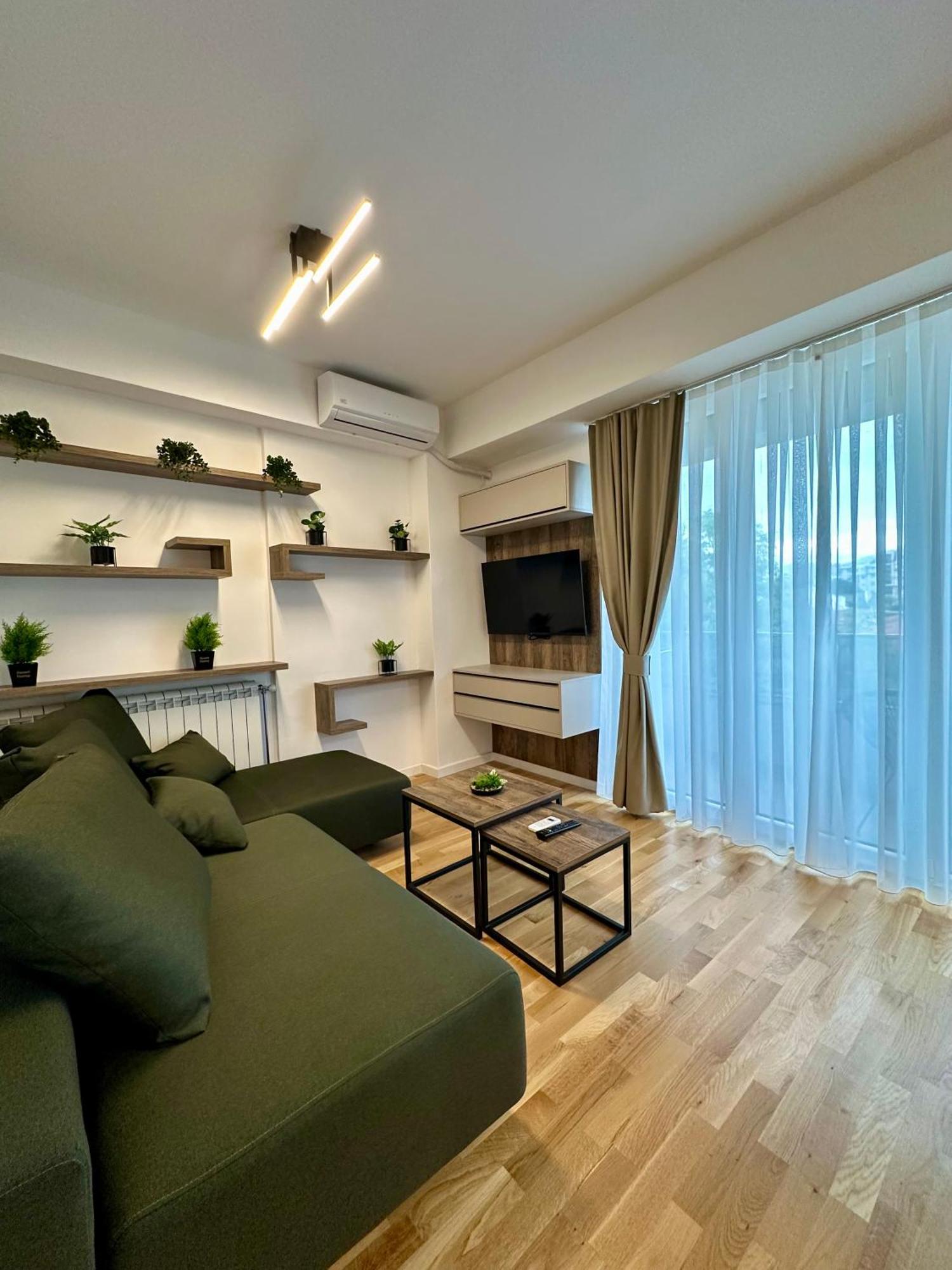 Downtown Riverside Apartments Skopje Exteriér fotografie