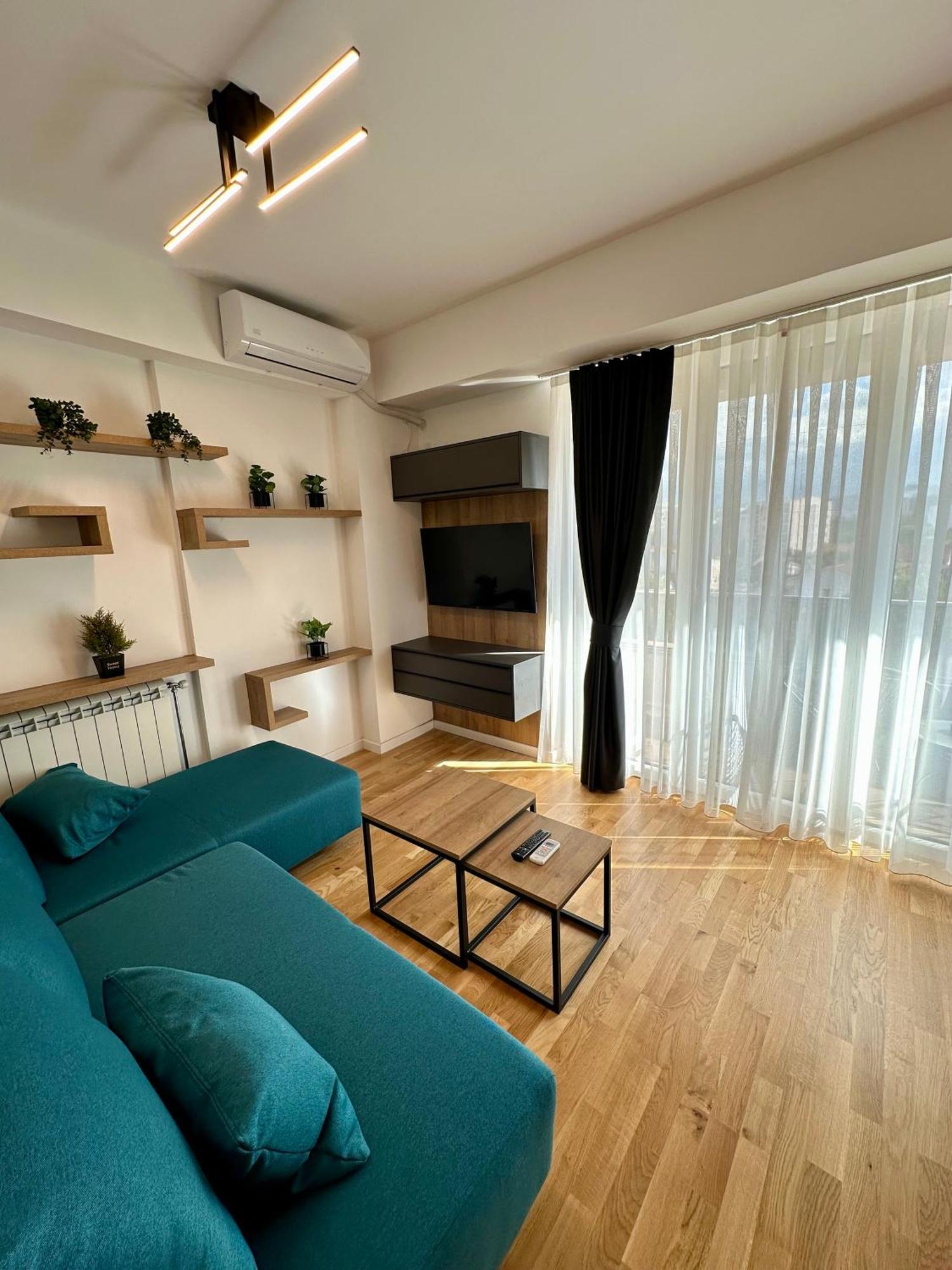 Downtown Riverside Apartments Skopje Exteriér fotografie
